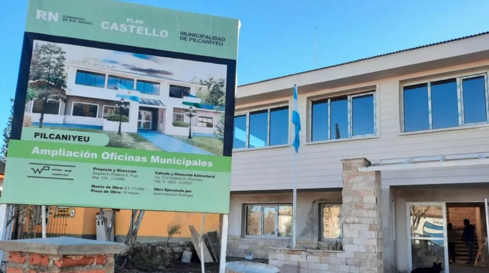 Pilcaniyeu inaugurará la ampliación del edificio municipal