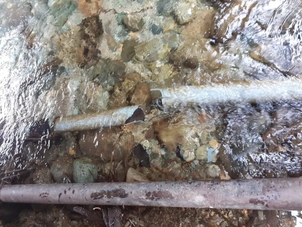 Tres barrios del oeste quedaron sin agua por acto vandálico