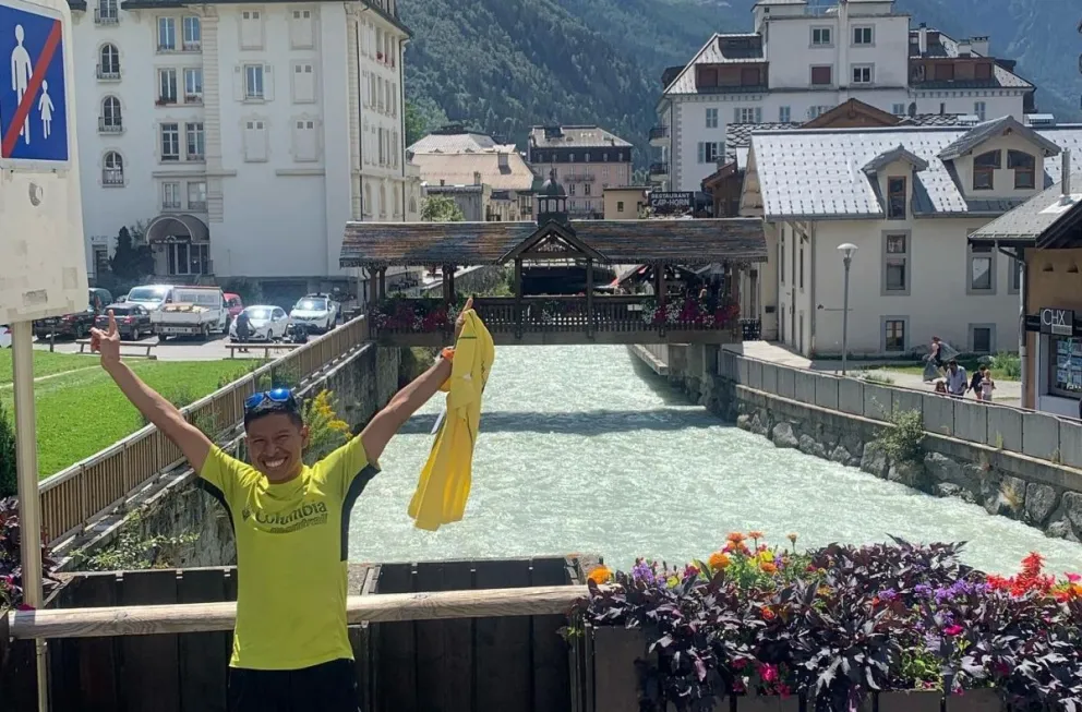 Otra vez en Mont Blanc, para mostrar su gran nivel en la montaña