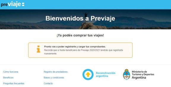 Previaje: ¿Cuándo se pueden empezar a cargar los consumos en la página web?  | ANB :: Agencia de Noticias Bariloche - Diario online con noticias e  informaci&amp;oacute;n de Bariloche