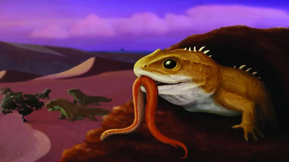 Descubren en Río Negro al reptil más antiguo del hemisferio sur