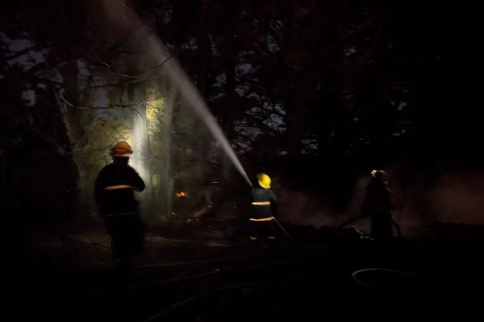 El incendio de Las Chacras en fotos