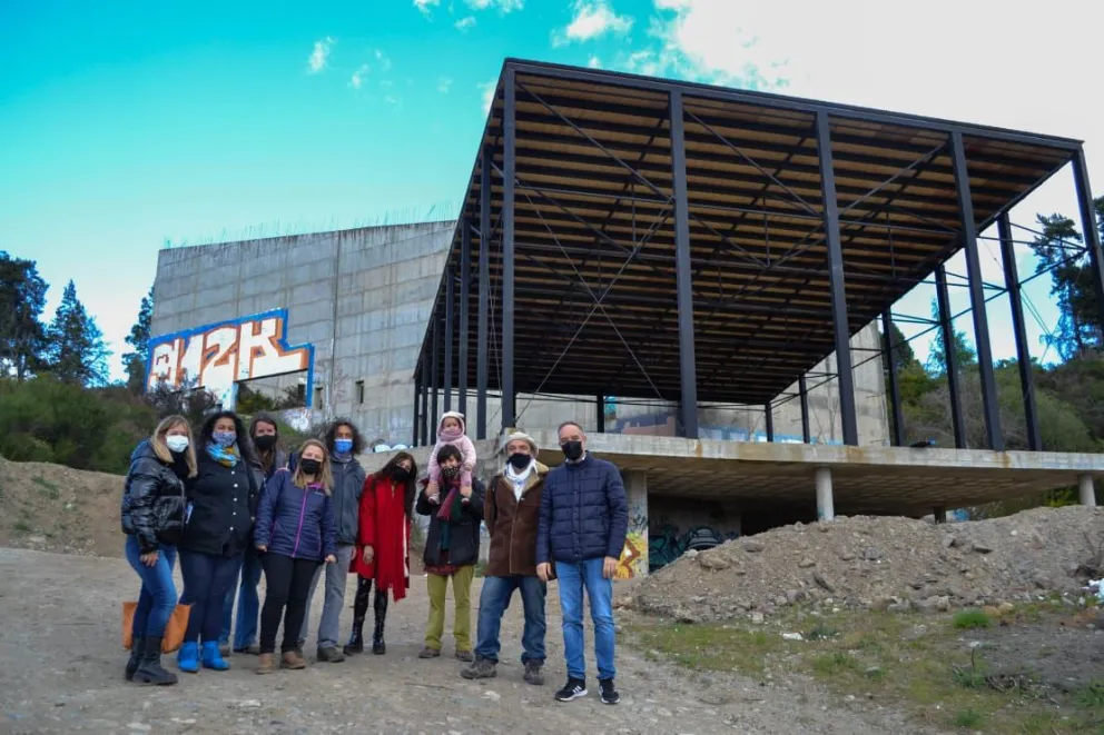 Avanza la construcción del teatro público en Bariloche