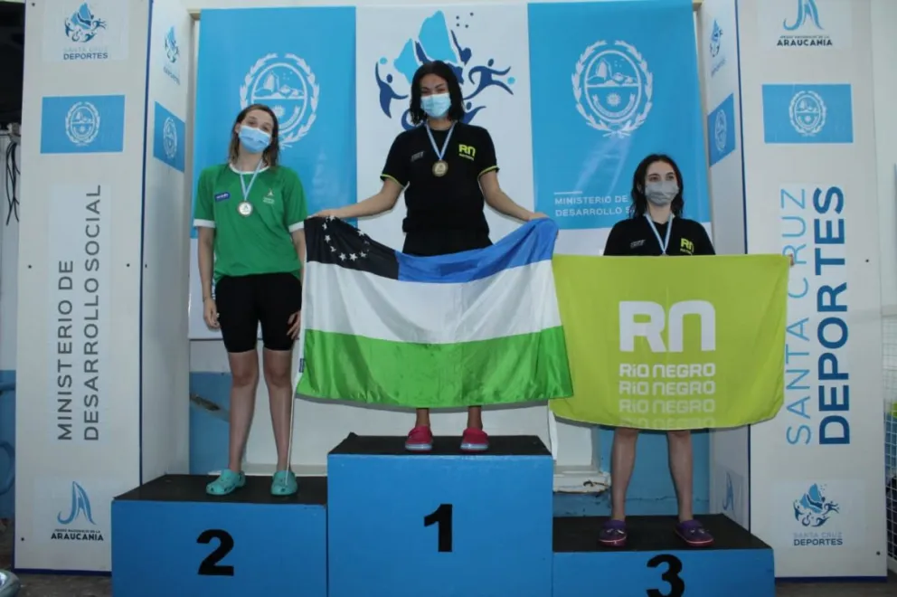 En natación, Bariloche subió al podio en Río Gallegos