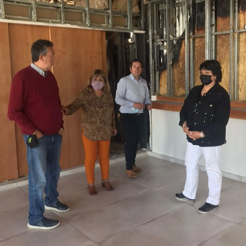 Tras el incendio, comienza a reconstruirse el Centro de Informes Turísticos