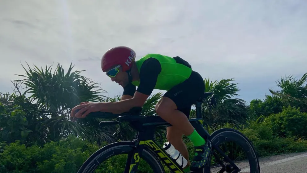 En México, García sumó su 19º Ironman full