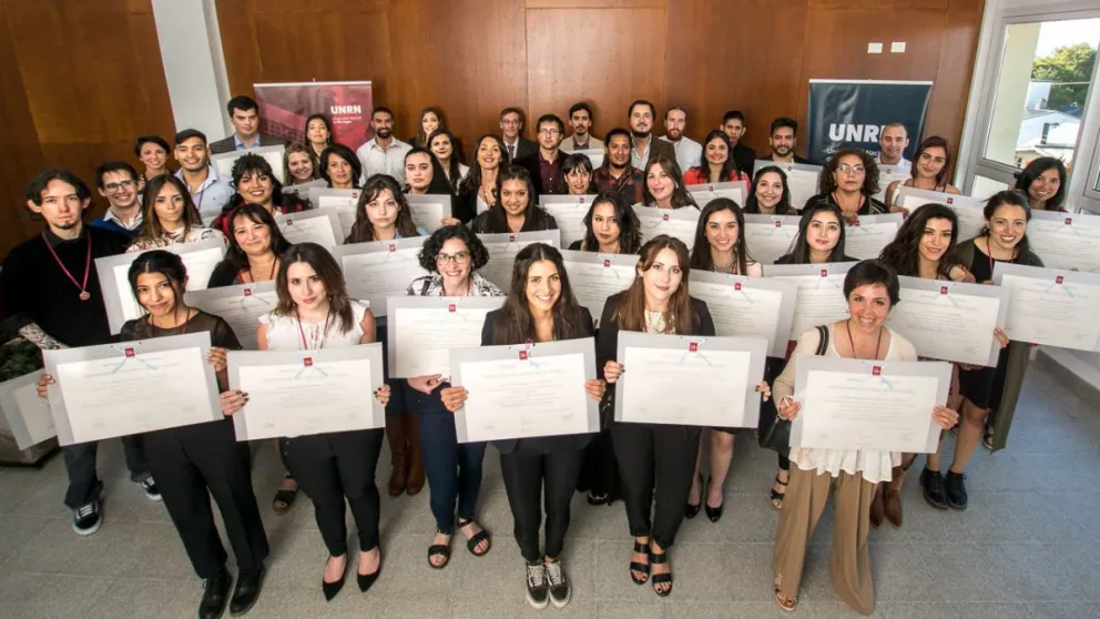 Se recibieron 43 profesionales de la UNRN