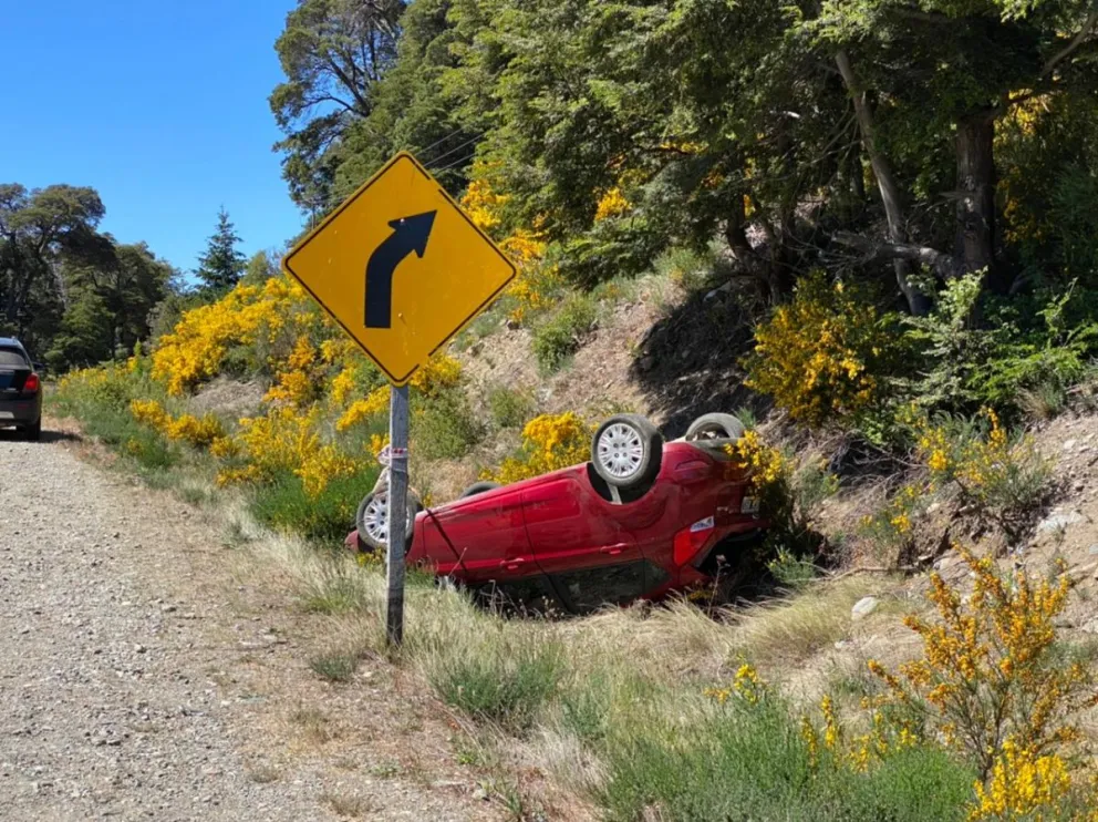 Vuelco en ruta 40