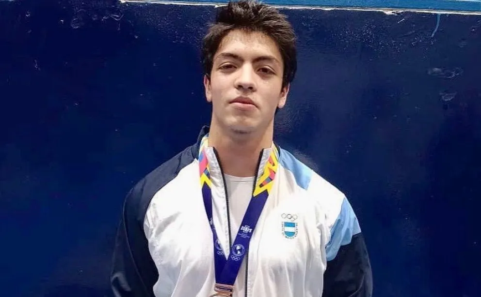 Dante Pizzuti brilló en Colombia y se colgó el bronce