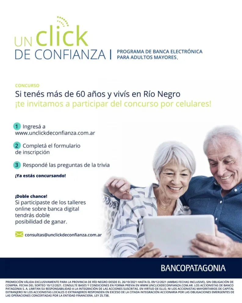Banco Patagonia promueven la educación financiera en adultos mayores y premia su aprendizaje