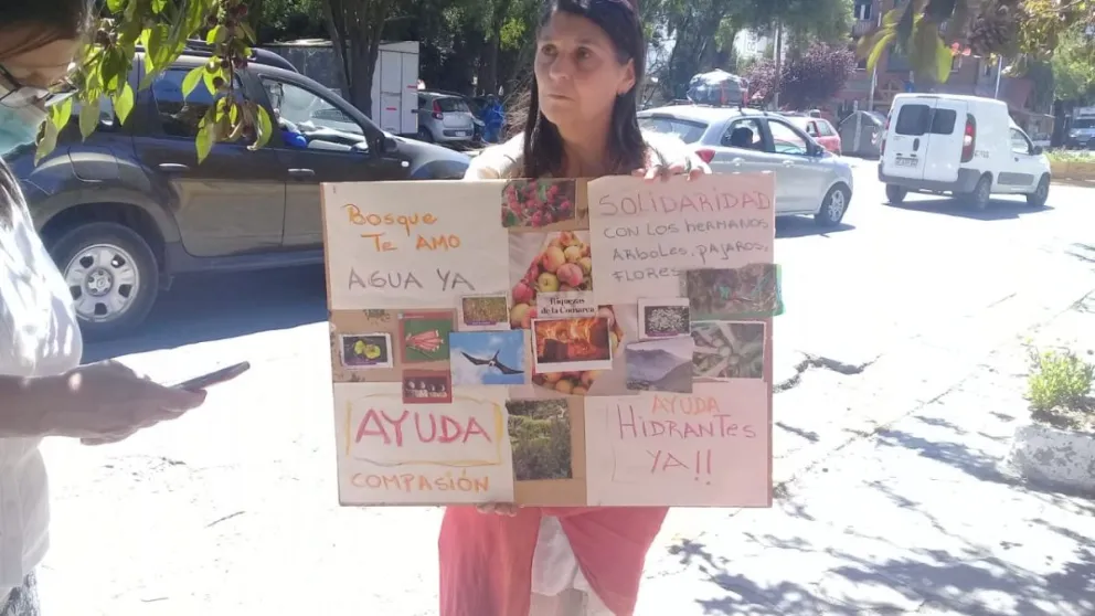 Bajo el lema “Todo fuego es político” continúan las manifestaciones en el centro