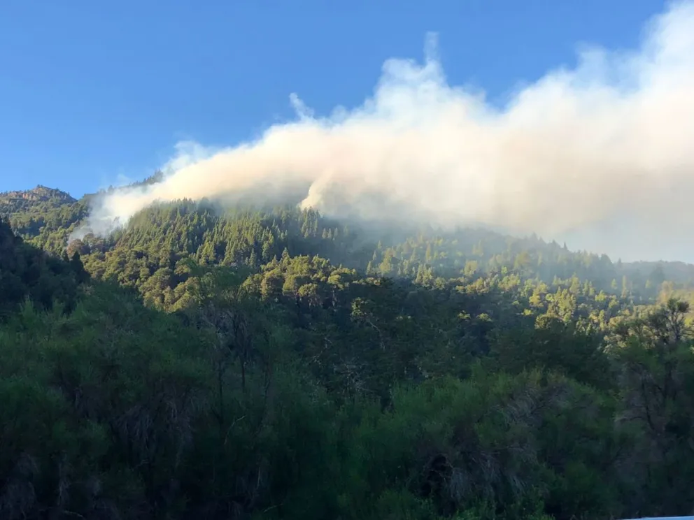Incendio en Lago Martin: se reactivó un "punto caliente"
