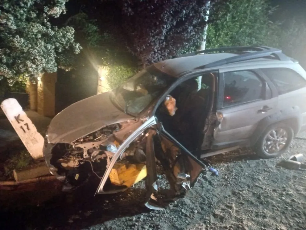 Un choque sobre Bustillo dejó tres heridos