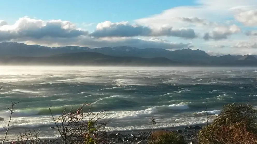 Alerta por fuertes vientos en la región