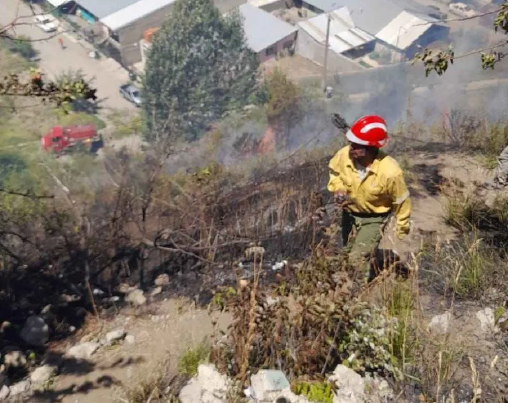 El fuego en la barda volvió a encender las alertas
