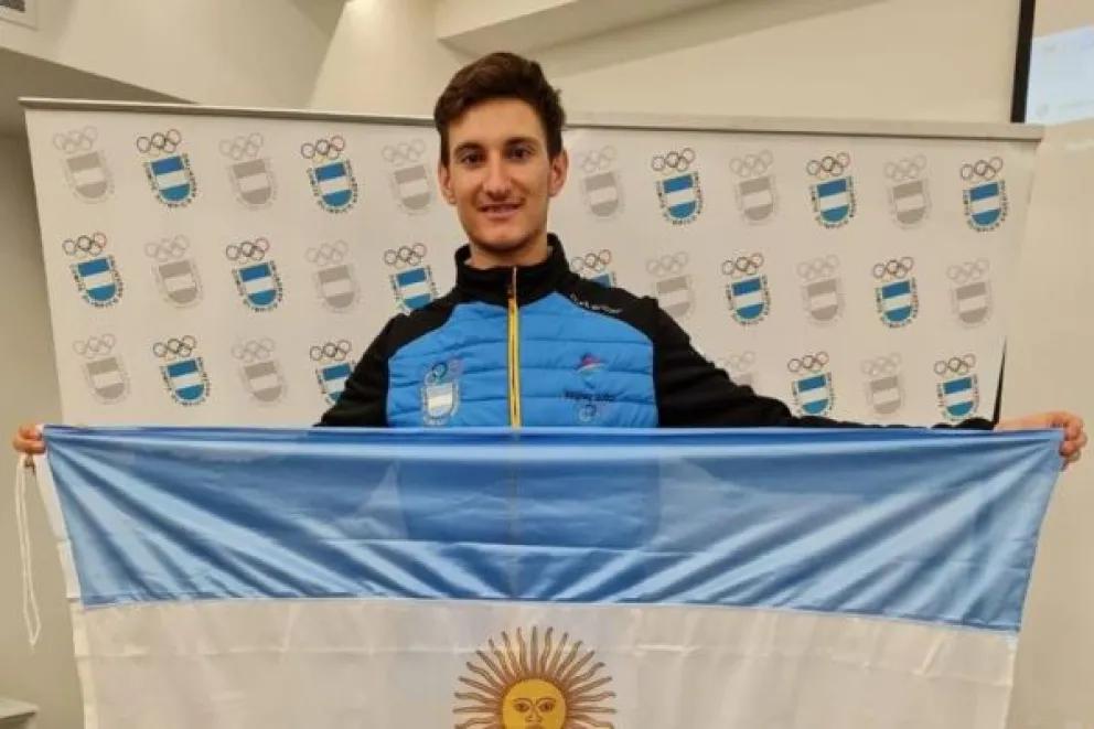 Franco Dal Farra tuvo su debut en la nieve china