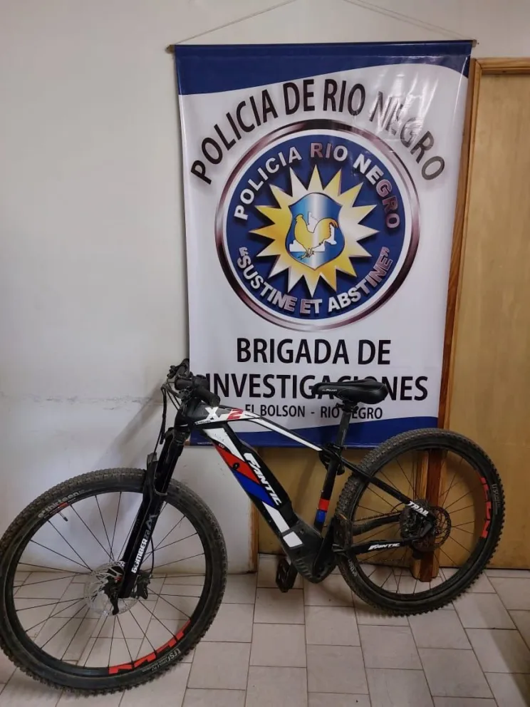Recuperaron una costosa bicicleta eléctrica que había sido robada