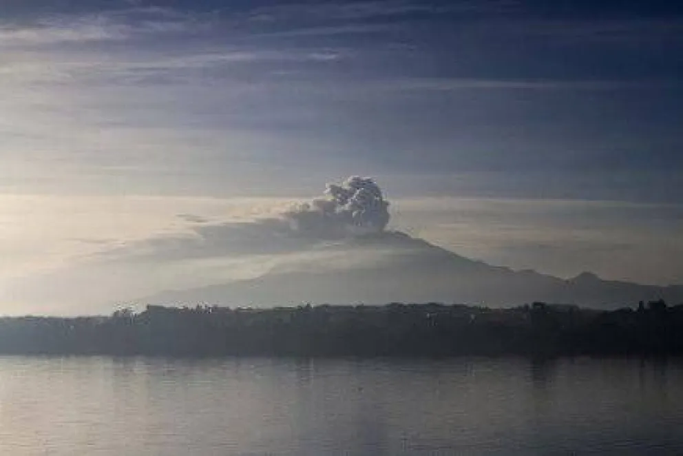 Tercera erupción del volcán Calbuco