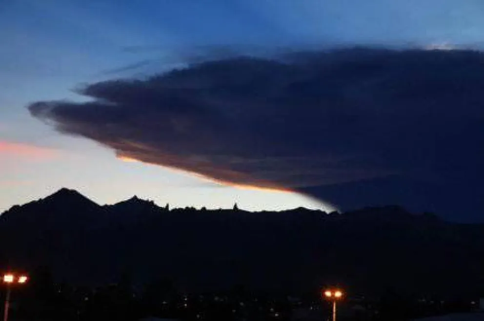 El video de la erupción del volcán Calbuco
