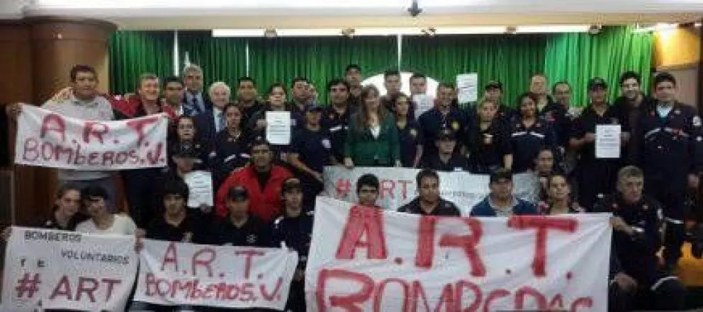 Fracasó reunión en el Senado para tratar la ART de Bomberos Voluntarios