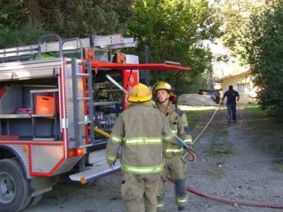 Incendio consumió una vivienda en Virgen Misionera