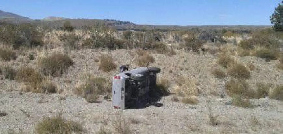 Vuelco sin heridos en ruta 40 norte