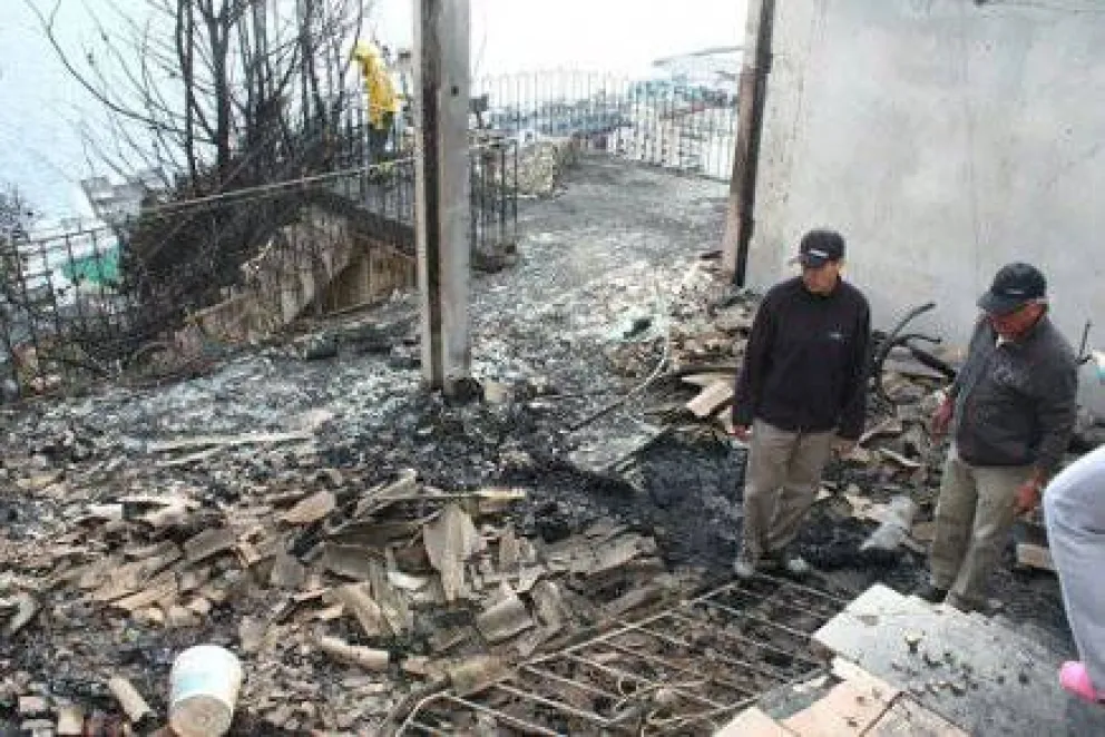 Confirman "intervención humana" en incendio del barrio Belgrano
