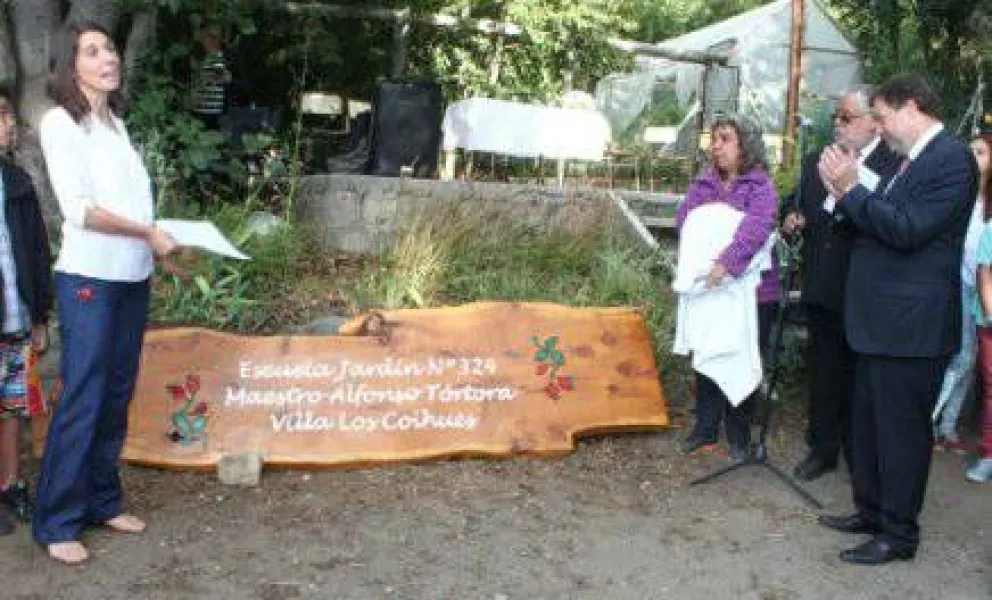Inauguraron obra de la Escuela de Villa Los Coihues