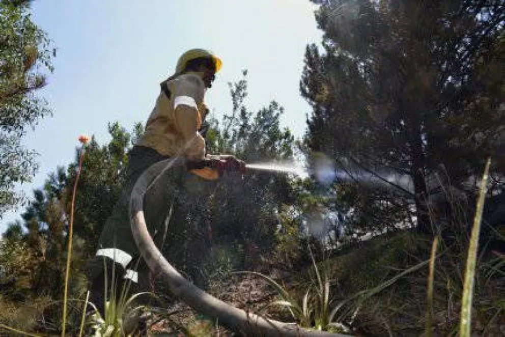 Otra vez fuego en la cantera municipal