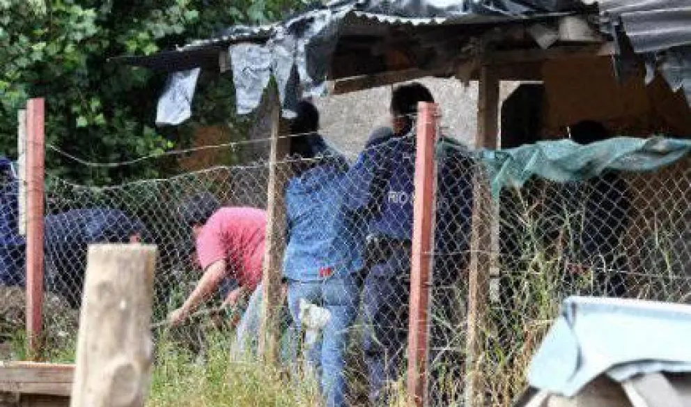 Intentaron quemar la casa donde encontraron los restos de Garnica