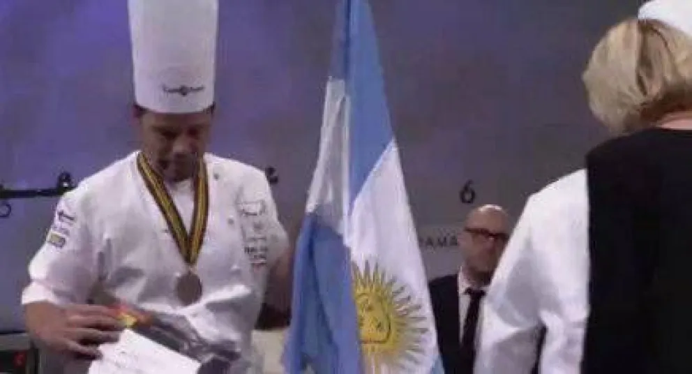 Emiliano, mención especial en el mundial de cocina