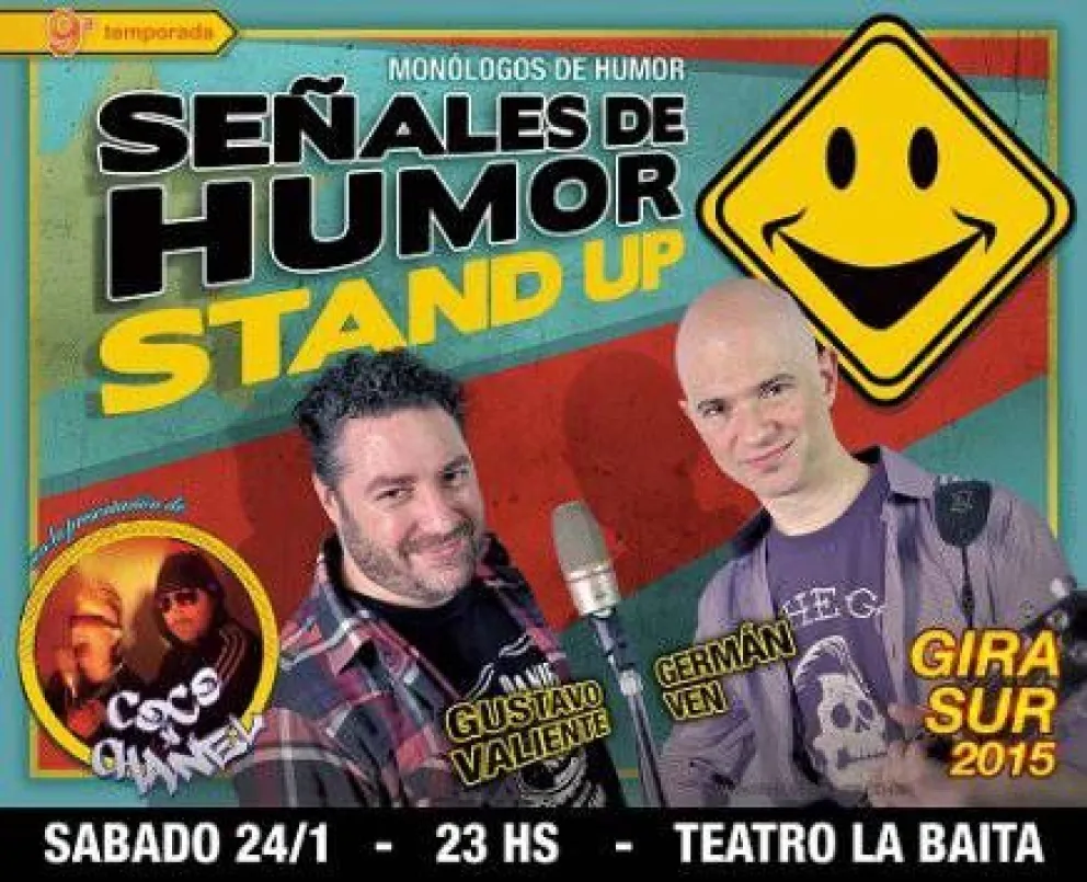 Brindan show de humor y stand up en La Baita
