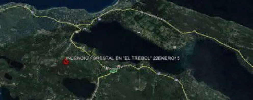 Controlan principio de incendio en laguna El Trébol