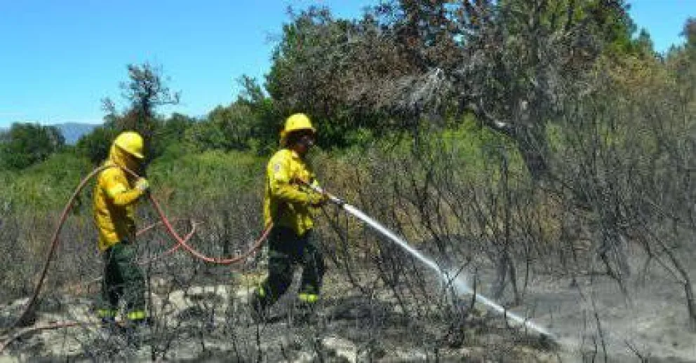 El incendio está “detenido” y “en proceso de control”