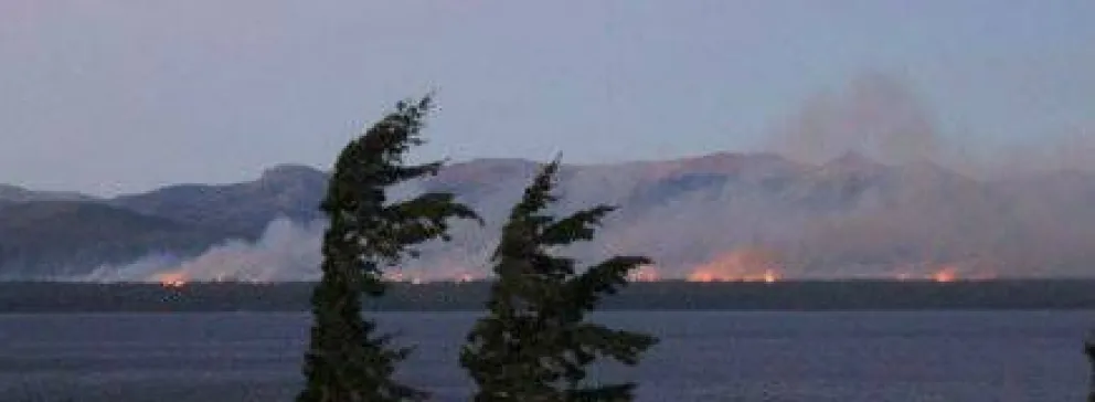 Desde primera hora vuelven a combatir el fuego camino a La Angostura: ya está bajo control