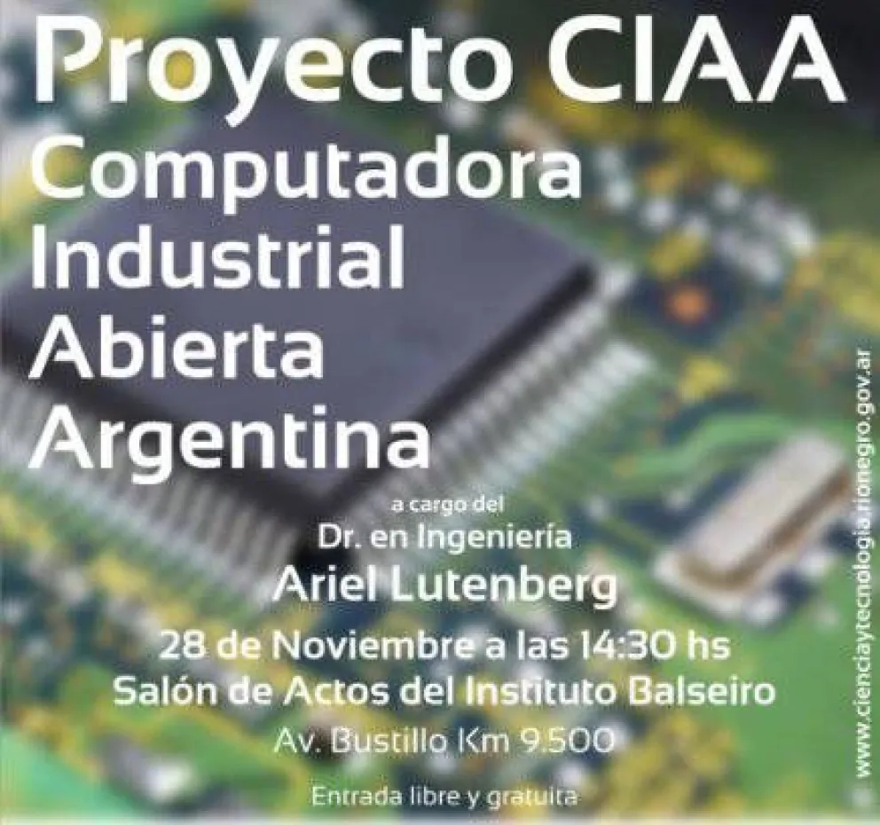 Presentan en Bariloche la primera computadora industrial argentina