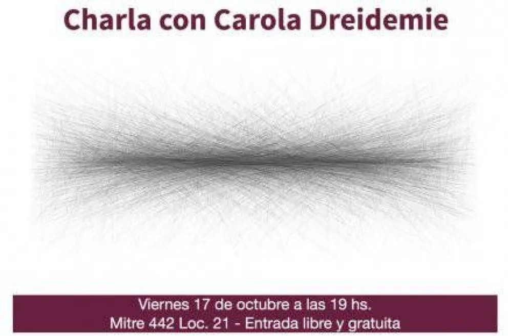 Invitan a charla de artista plástica