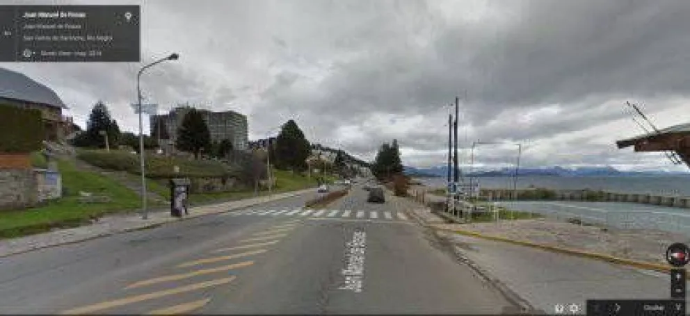 Con Google Street View, también se puede recorrer Bariloche