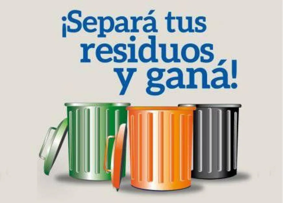 Lanzan concurso "Separá y ganá"