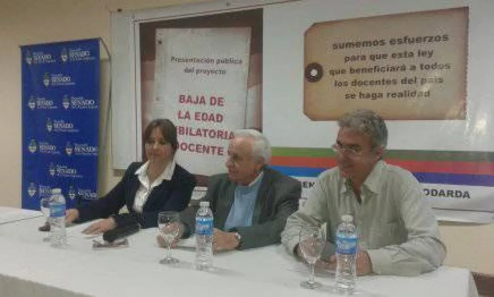 Odarda presentó proyecto para bajar la edad jubilatoria docente