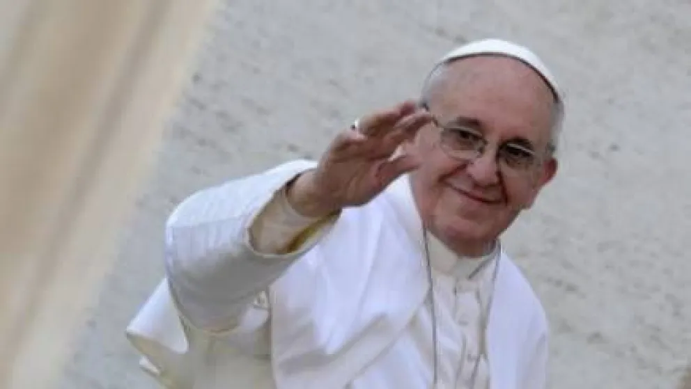 Francisco envió su mensaje a la comunidad de la Inmaculada Concepción