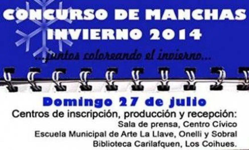 Lanzan el concurso de manchas "Invierno 2014"