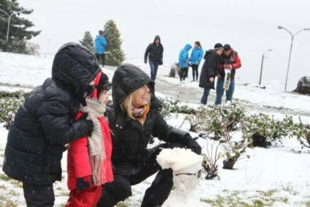 Notifoto: ... y siguió nevando