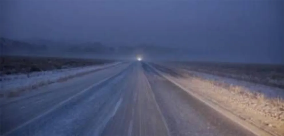 Tránsito suspendido en la Ruta 23 por nevadas