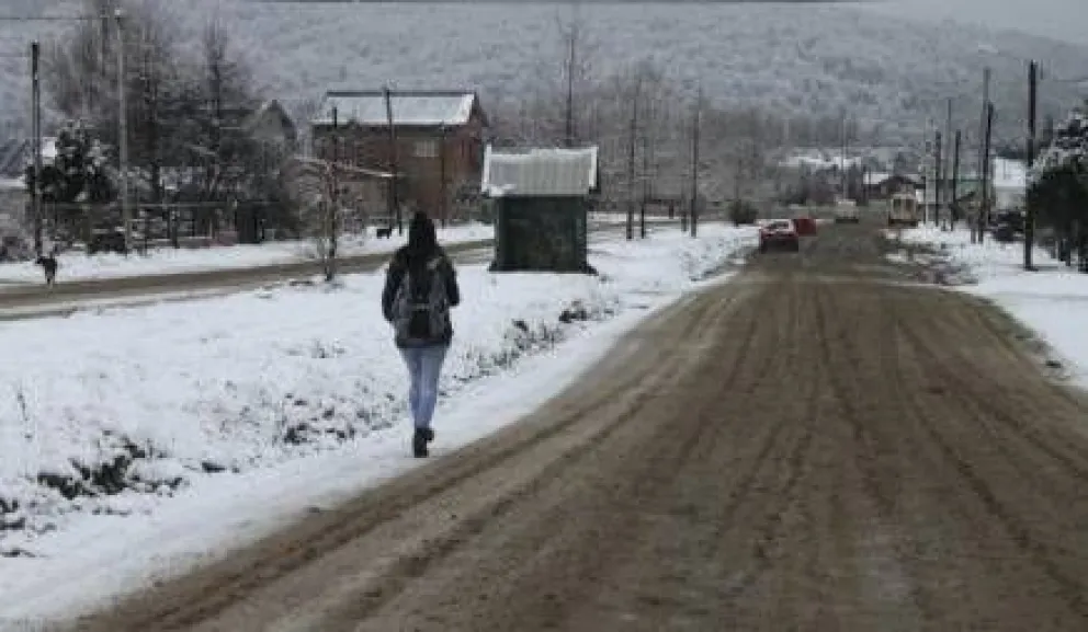 La nieve fue la protagonista de la jornada