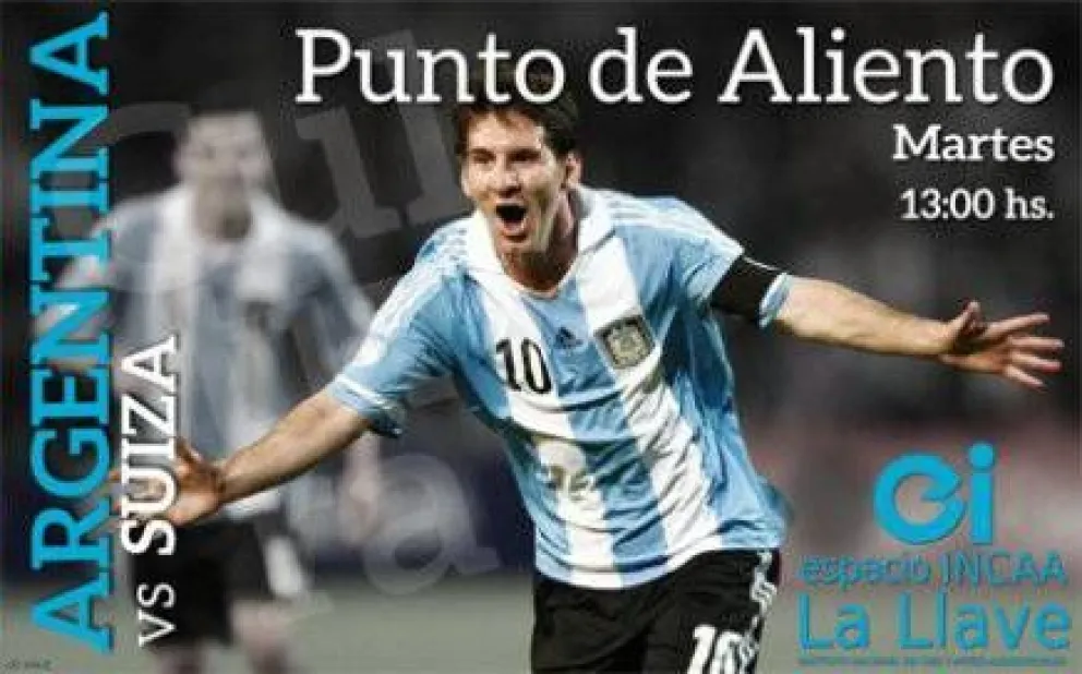 Invitan a seguir a la Selección Argentina desde el Punto de Aliento