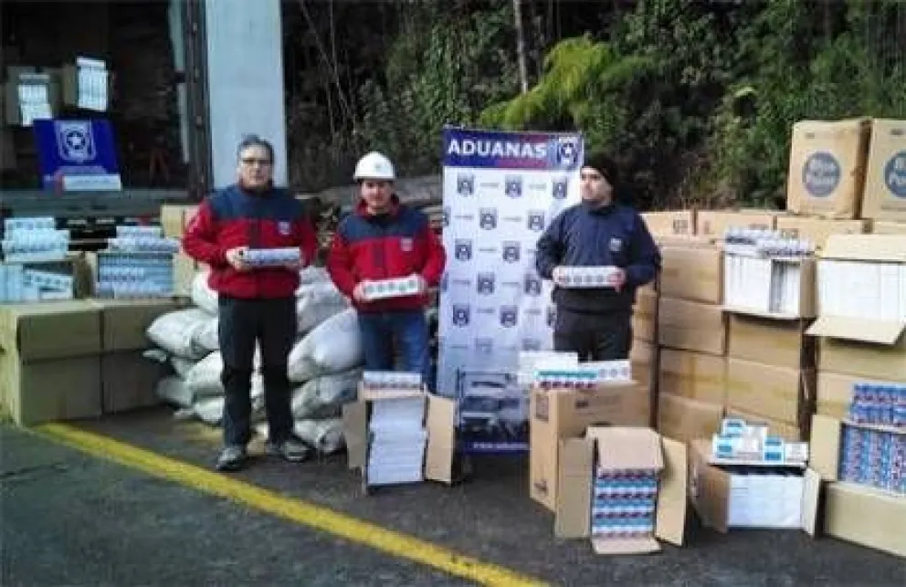 Incautan en Samoré contrabando de cigarrillos por 2,5 millones de dólares