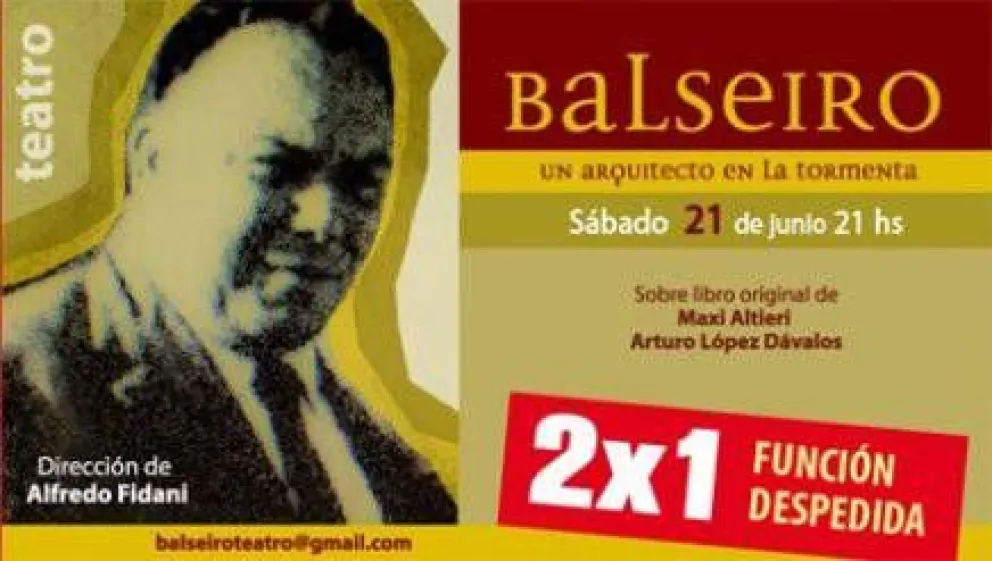 Ultima función del primer ciclo de la obra "Balseiro" 
