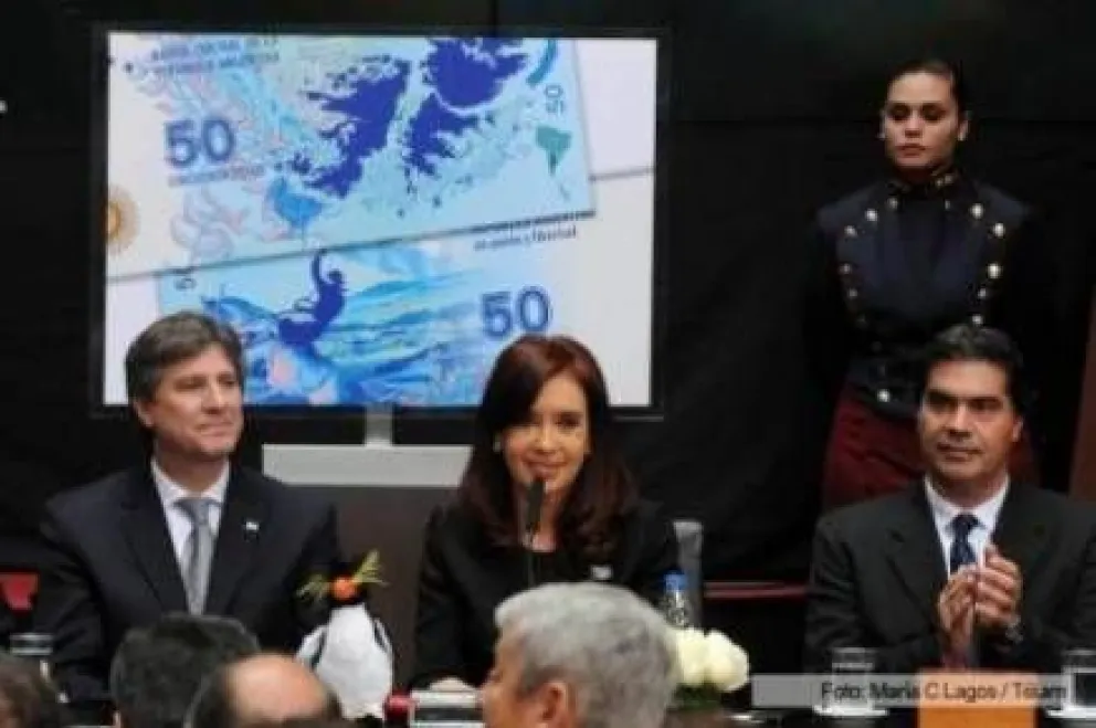Presentaron el nuevo billete de 50 pesos con las Islas Malvinas