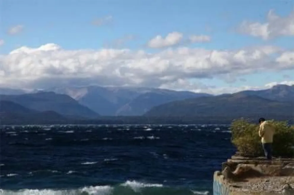 Viento y llovizna